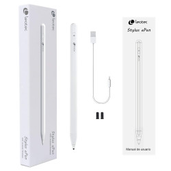 Leotec LESTP04W Stylus ePen Plus, Universal, Universal, Blanco, Capacitiva, Universal, Android, Windows 10 Mobile, iOS 2