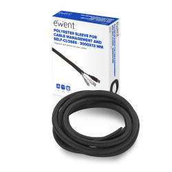 Ewent EW1559 EW1559, Pasacables, Universal, Negro