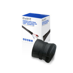 Ewent EW1557 EW1557, Pasacables, Universal, Negro
