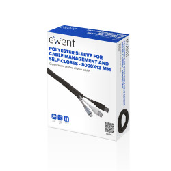 Ewent EW1561 EW1561, Pasacables, Universal, Negro 2
