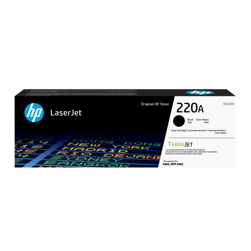 HP W2200A Cartucho de tóner Original LaserJet 220A negro, 2000 páginas, Negro, 1 pieza(s)