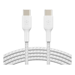 Belkin CAB004BT1MWH2PK CAB004BT1MWH2PK, 1 m, USB C, USB C, USB 2.0, 0,48 Gbit/s, Blanco