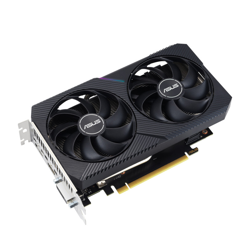 ASUS 90YV0GH6-M0NA00 Dual -RTX3050-O8G-V2, GeForce RTX 3050, 8 GB, GDDR6, 128 bit, 7680 x 4320 Pixeles, PCI Express 4.0