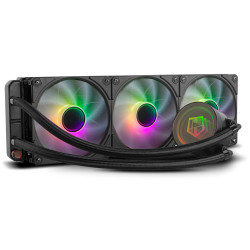 NOX NXHUMMERM360ARGB Hummer H-360 ARGB, Sistema de refrigeración líquida todo en uno, 12 cm, Negro