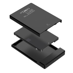 Ewent EW7049 EW7049, Carcasa de disco duro/SSD, 2.5", SATA, Serial ATA II, Serial ATA III, 5 Gbit/s, Conexión USB, Negro 2