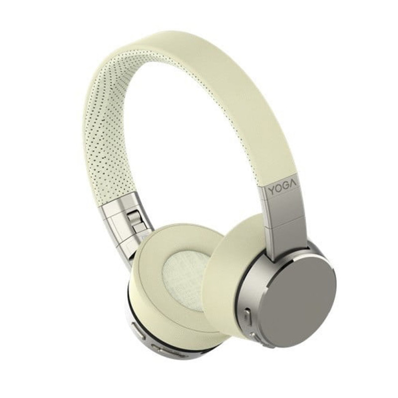 Lenovo GXD0U47643 Yoga, Inalámbrico y alámbrico, 20 - 20000 Hz, 214 g, Auriculares, Crema de color, Blanco