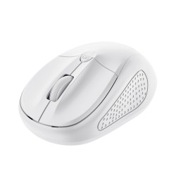 Trust 24795 Primo, Ambidextro, Óptico, RF inalámbrico, 1600 DPI, Blanco