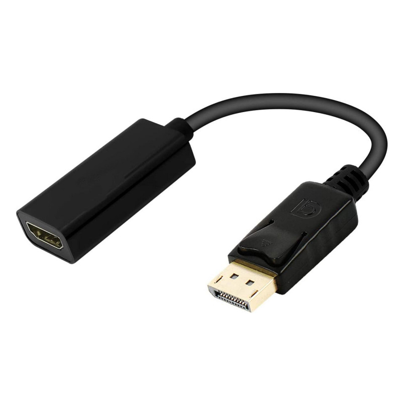 Ewent EC1456 EC1456, 0,15 m, DisplayPort, HDMI tipo A (Estándar), Macho, Hembra, Derecho