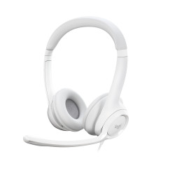 Logitech 981-001286 H390, Alámbrico, Oficina/Centro de llamadas, 20 - 20000 Hz, 197 g, Auriculares, Blanco