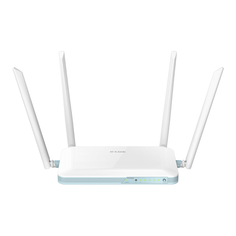 D-Link G403 G403, Wi-Fi 4 (802.11n), Banda única (2,4 GHz), Ethernet, 4G, Blanco, Enrutador de escritorio/poste