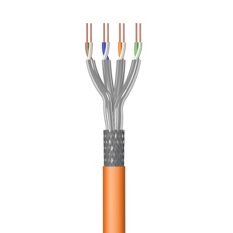 Ewent IM1226 IM1226, 50 m, Cat7, S/FTP (S-STP), Naranja