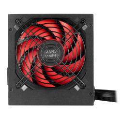 Mars Gaming MPIII850 MPIII850, Fuente Alimentación PC ATX 850W, 5 Años de Garantía, 85% Eficiencia, Sistema Digital APFC,