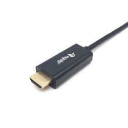 Equip 133413 Cable USB-C a HDMI, M/M, 3,0 m, 4K/30Hz, 3 m, USB Tipo C, HDMI tipo A (Estándar), Macho, Macho, Derecho 2