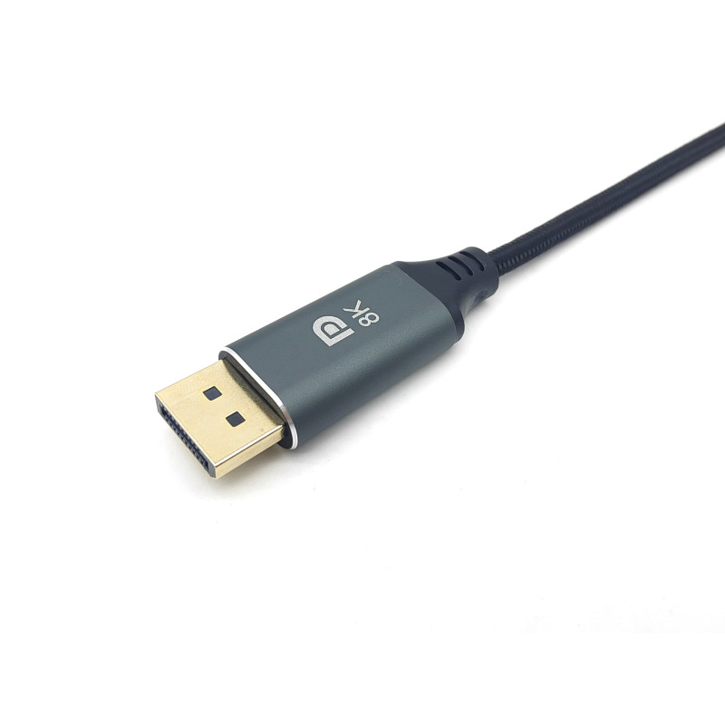 Equip 133422 Cable USB-C a DisplayPort Premium, M/M, 2,0 m, 8K/60Hz, 2 m, USB Tipo C, DisplayPort, Macho, Macho, Derecho