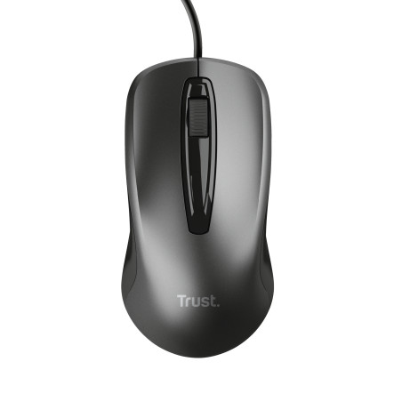 Trust 24657 24657, Ambidextro, Óptico, USB tipo A, 1200 DPI, Negro