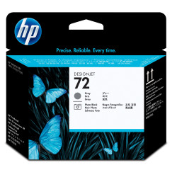 HP C9380A Cabezal de impresión DesignJet 72 negro fotográfico y gris, Impresora HP DesignJet serie T610, impresora serie