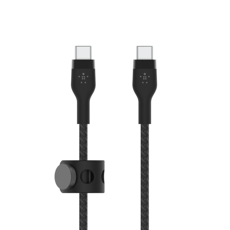 Belkin CAB011BT1MBK BOOST↑CHARGE PRO Flex, 1 m, USB C, USB C, USB 2.0, Negro