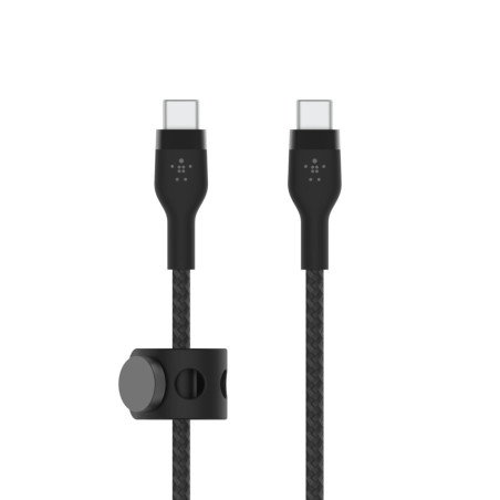Belkin CAB011BT1MBK BOOST↑CHARGE PRO Flex, 1 m, USB C, USB C, USB 2.0, Negro