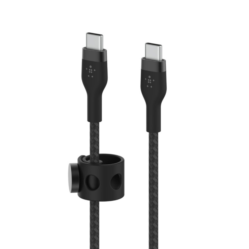 Belkin CAB011BT1MBK BOOST↑CHARGE PRO Flex, 1 m, USB C, USB C, USB 2.0, Negro