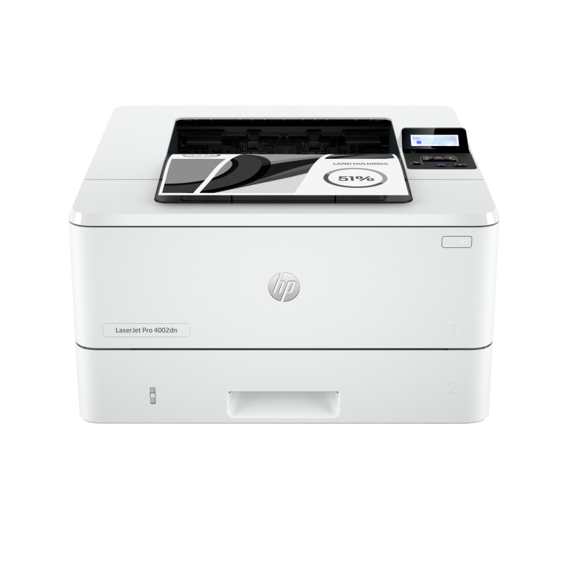 HP 2Z605F LaserJet Pro 4002dn Blanco y negro Impresora, Solo Ethernet, Laser, 1200 x 1200 DPI, A4, 40 ppm, Impresión dúplex,