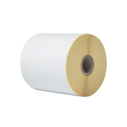 Brother BDE-1J000102-102 BDE-1J000102-102, Blanco, Etiqueta para impresora autoadhesiva, Cinta continua, Térmica directa, 2