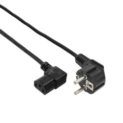 Ewent EC1910 EC1910, 1,8 m, C13 acoplador, Enchufe tipo F, H05VV-F3G 2