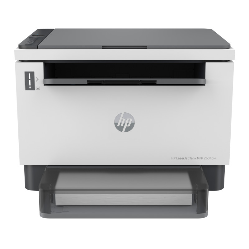 HP 381V0A LaserJet Tank 2604dw Inalámbrico Multifunction Blanco y negro Impresora, Fotocopiadora, escáner; Dúplex, Laser,