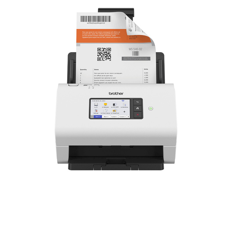Brother ADS-4900W ADS-4900W, 215,9 x 355,6 mm, 600 x 600 DPI, 1200 x 1200 DPI, 48 bit, 24 bit, 8 bit
