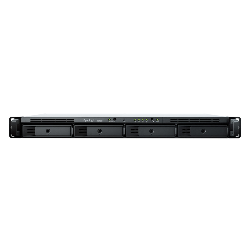 Synology RS422+ RackStation RS422+, NAS, Bastidor (1U), Ryzen Embedded, R1600, 2 GB, DDR4