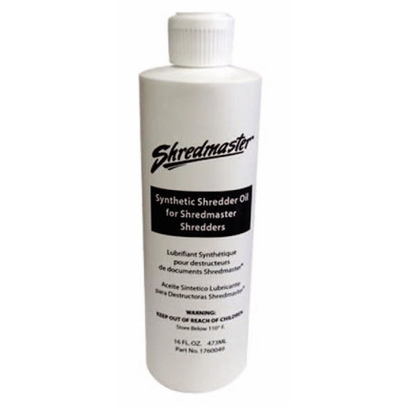 Rexel 1760049 Lubricante para destructoras, Aceite lubricante, 0,473 L, Blanco, 0,473 L, 65 mm, 220 mm