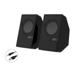 Conceptronic BJORN02B BJORN02B, De 2 vías, 2.0 canales, Inalámbrico y alámbrico, 6 W, 160 - 13000 Hz, Negro