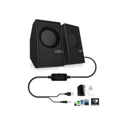 Conceptronic BJORN02B BJORN02B, De 2 vías, 2.0 canales, Inalámbrico y alámbrico, 6 W, 160 - 13000 Hz, Negro 2