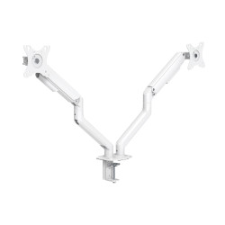 TooQ DB4132TNR-W DB4132TNR-W, Abrazadera/Atornillado, 18 kg, 43,2 cm (17"), 81,3 cm (32"), 100 x 100 mm, Blanco