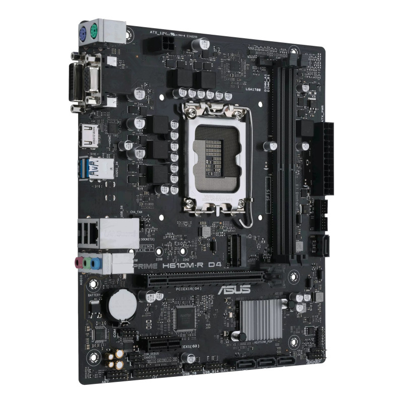 ASUS 90MB1B40-M0ECY0 PRIME H610M-R D4, Intel, LGA 1700, Intel® Celeron®, Intel® Core™ i3, Intel® Core™ i5, Intel®