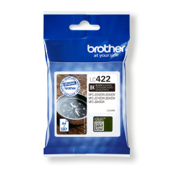 Brother LC422BK LC422BK, Negro, 1 pieza(s), 550 páginas, Pack individual