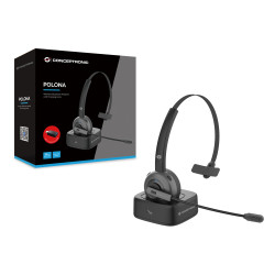 Conceptronic POLONA03BD POLONA03BD, Inalámbrico, Oficina/Centro de llamadas, 0 - 20000 Hz, 150 g, Auriculares, Negro 2