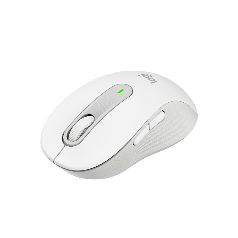 Logitech 910-006255 Signature M650, mano derecha, Óptico, Bluetooth, 4000 DPI, Blanco