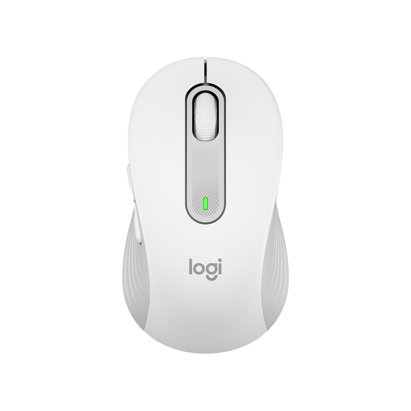 Logitech 910-006255 Signature M650, mano derecha, Óptico, Bluetooth, 4000 DPI, Blanco