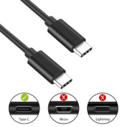 Ewent EC1036 EC1036, 1,8 m, USB C, USB C, USB 2.0, 0,48 Gbit/s, Negro 2