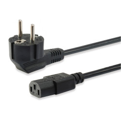 Equip 112121 112121, 3 m, IEC C13, CEE7/7, H05VV-F3G, 250 V, 10 A