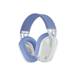 Logitech G 981-001074 G435, Inalámbrico, 20 - 20000 Hz, Juego, 165 g, Auriculares, Blanco, Lila