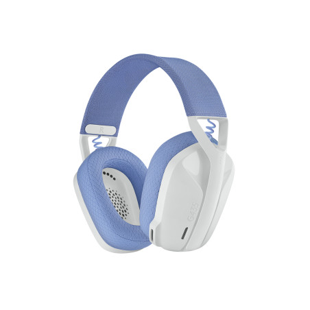 Logitech G 981-001074 G435, Inalámbrico, 20 - 20000 Hz, Juego, 165 g, Auriculares, Blanco, Lila