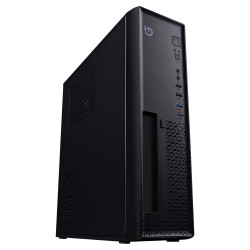 Hiditec CHA010034 SM10, Small Form Factor (SFF), PC, Negro, ITX, ABS, Acero, Hogar / Oficina
