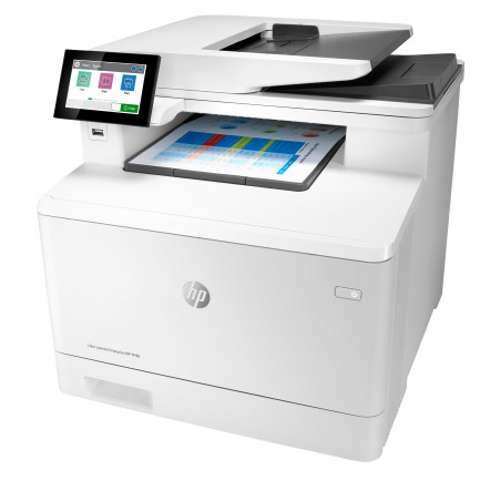 HP 3QA55A Color LaserJet Enterprise LaserJet Enterprise M480f Multifunction Color Impresora, Solo Ethernet; Fotocopiadora,