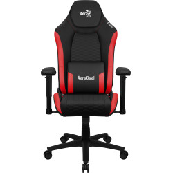 Aerocool CROWNBR CROWNBR Rojo, Silla Gaming Ergonómica, Cojines Ajustables, Cuero Sintético Premium, Silla para videojuegos 2
