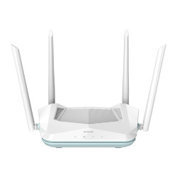 D-Link R15 R15, Wi-Fi 6 (802.11ax), Doble banda (2,4 GHz / 5 GHz), Ethernet, Blanco, Router de sobremesa
