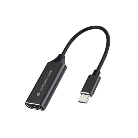 Conceptronic ABBY03B ABBY03B, HDMI tipo A (Estándar), USB Tipo C, Hembra, Macho, Derecho, Derecho