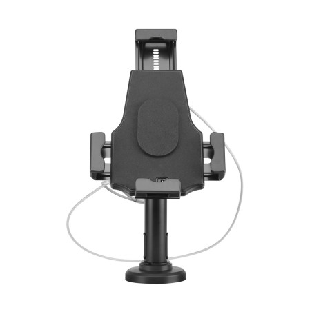 AISENS MS1P02-111 Soporte Antirobo de Sobremesa / Pared Ajustable (1 Pivote) para Tablet, Negro, Negro, 27,9 cm (11"), 20,3 cm