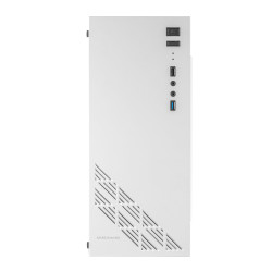 Mars Gaming MC100W MC100W - Caja Gaming ATX, ventilador 90mm FRGB, ventilación convect-cool, color blanco, PC, Blanco, ATX, 2