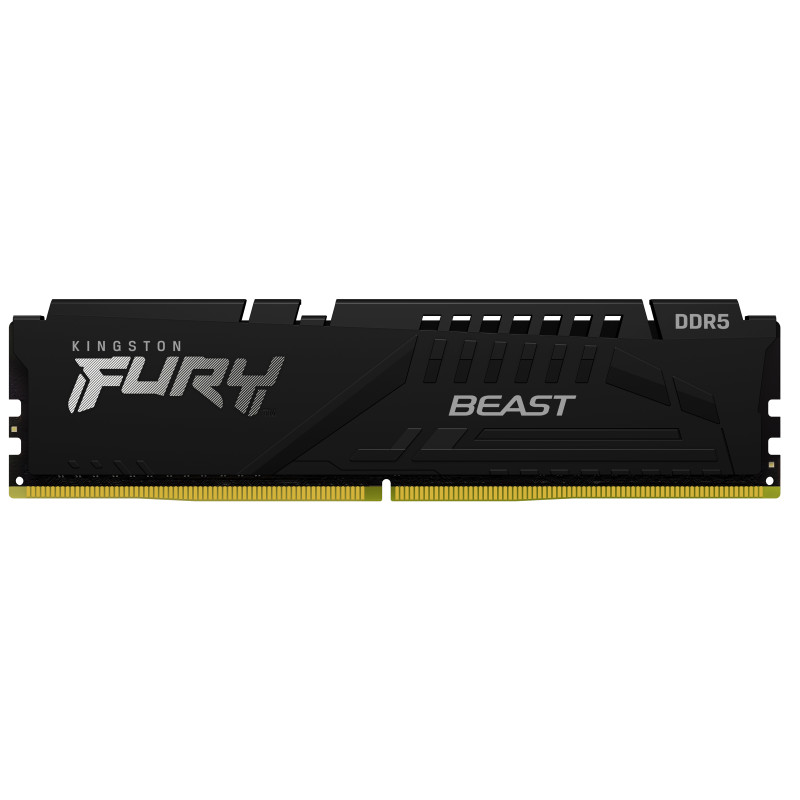 Kingston Technology KF552C40BB-16 FURY Beast 16GB 5200MT/s DDR5 CL40 DIMM Black, 16 GB, 1 x 16 GB, DDR5, 288-pin DIMM, Negro